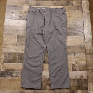 Duluth Trading DuluthFlex Ballroom Khakis Men’s 44x34 Gray Relaxed‎ Workwear